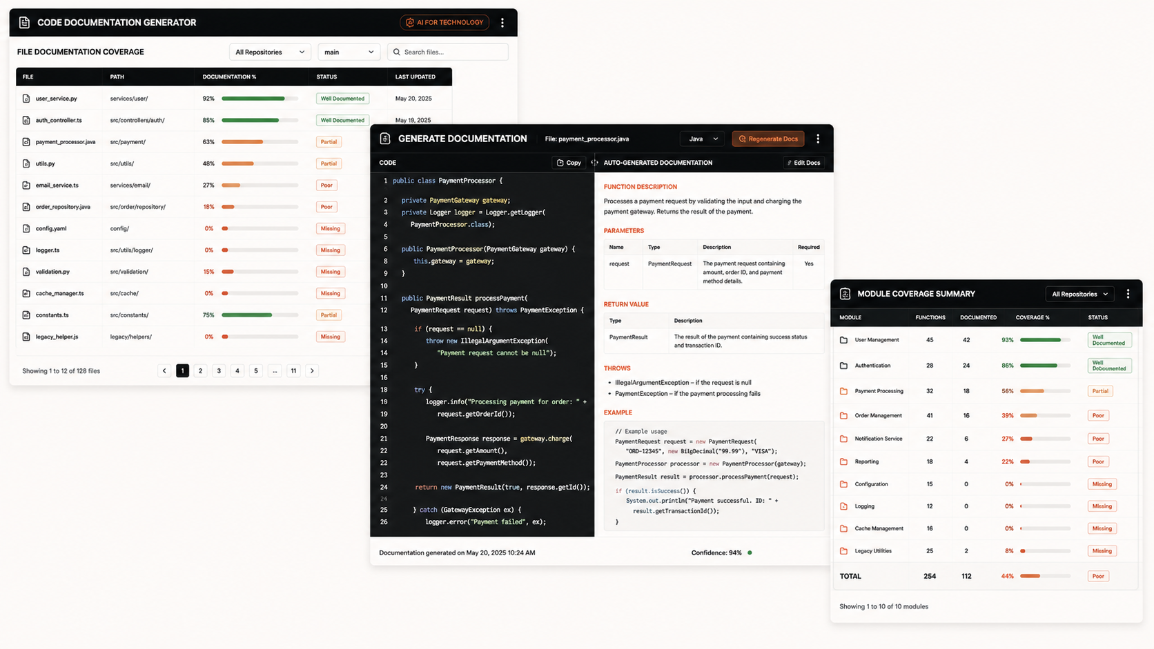 Code Documentation Generator